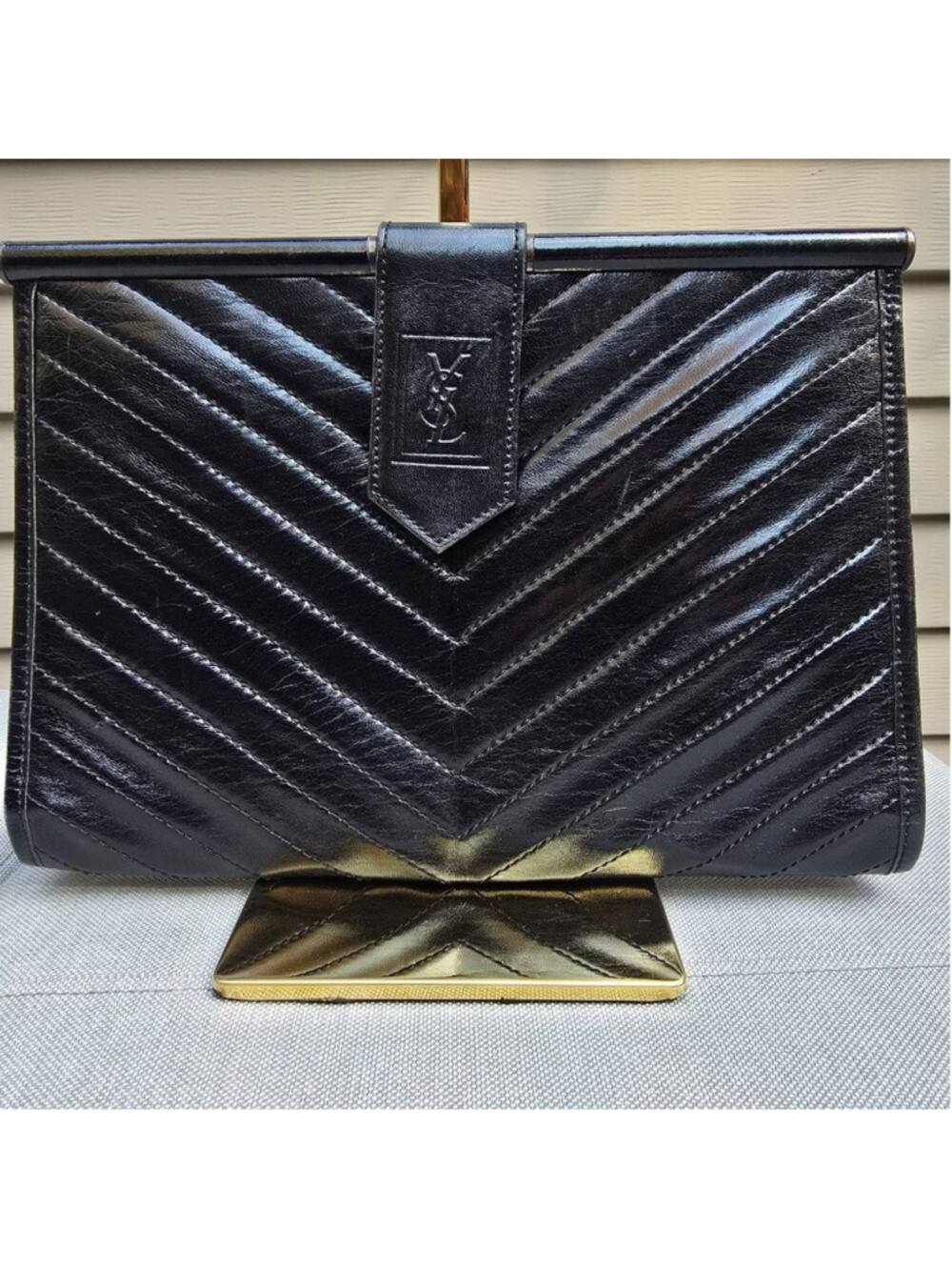 100% Authentic Yves Saint Laurent Vintage Clutch Bag